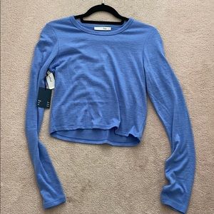 Aritzia Wilfred Long Sleeve Crop Top w/ Tag